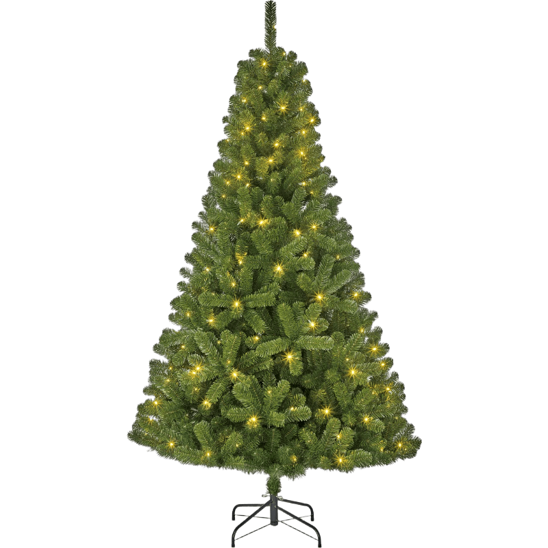 Black Box Trees Sapin de Noël Artificiel Charlton avec 400 Lumières Blanc Chaud D 135 H 230 cm