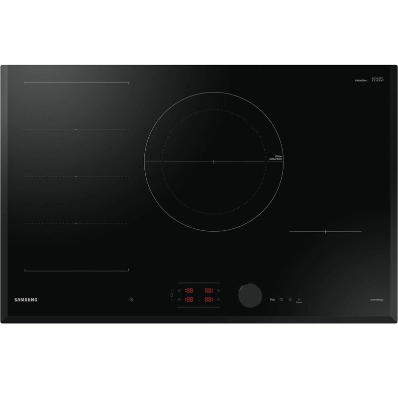 Samsung NZ84C6058KK inductiekookplaat - 80 cm breedte - 4 kookzones - zwart glaskeramiek - touchbediening