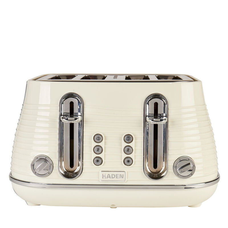 Devon 4 Slice Toaster, Cord Storage, Cream - 204424