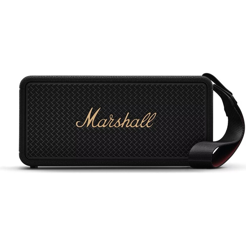 Marshall Middleton II – Tragbarer Bluetooth-Lautsprecher (Schwarz und Messing)