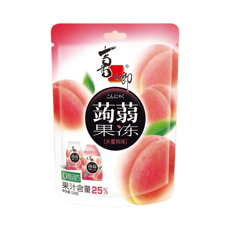 【Erfrischend】Strong Konjak-Gelee (Pfirsich) 120 g