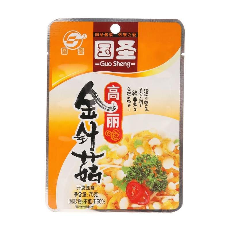 Guosheng Golden Guo Sheng Cabbage Enoki Mushroom 75G