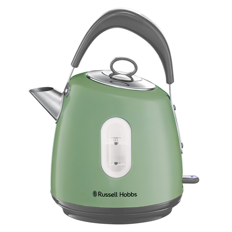 Stylevia Kettle, 1.5L, Dome, Top Handle, Fast Boil, Perfect Pour Spout, 3000 W, Stain