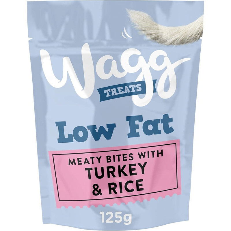 Low Fat Dog Treats with Turkey & Rice 125 G - Pack of 7