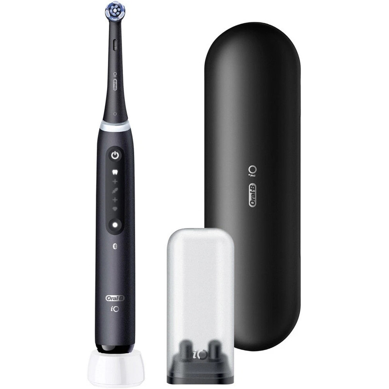Oral-B iO Series 5N Wiederaufladbare elektrische Zahnbürste, Magnetisches Antriebssystem, Intelligenter Drucksensor, 5 Reinigungsmodi, …