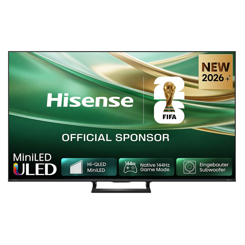 Hisense 85E8S 85 Zoll 4K Ultra HD Smart-TV (Mini-LED, 144 Hz, VIDAA, Dolby Vision IQ/Atmos) für ein beeindruckendes Heimkinoerlebnis