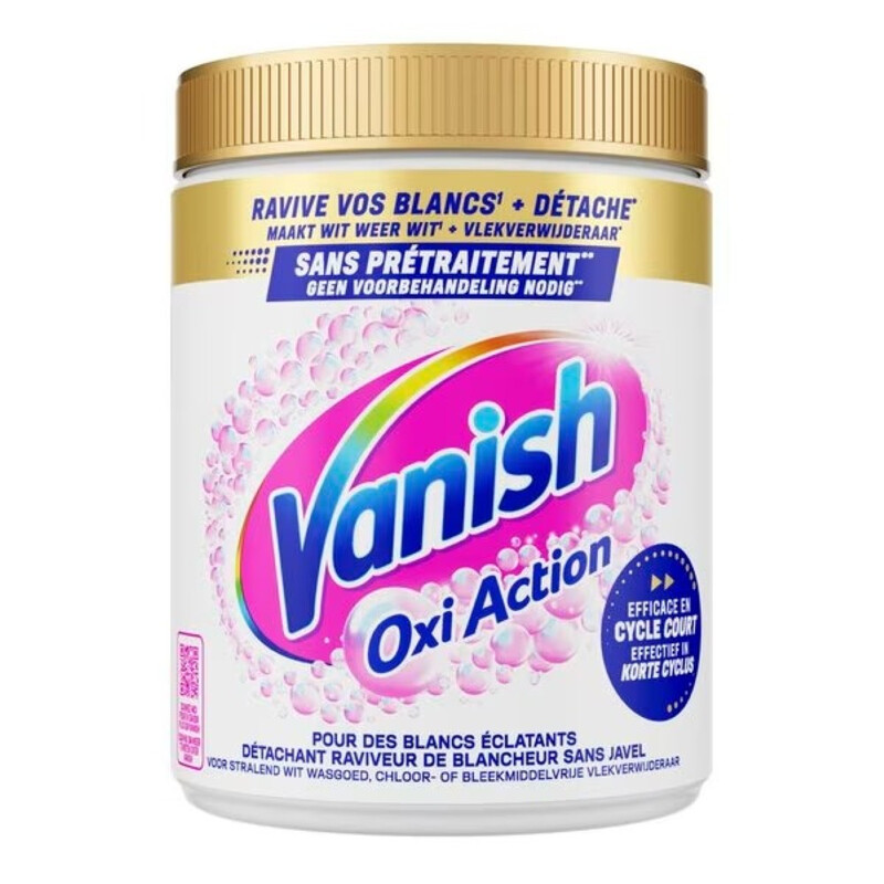Vanish Oxi Action Vlekkenverwijderaar Poeder Roze