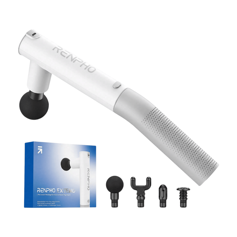 RENPHO R-C004 Extend massagepistool, geschikt voor FSA en HSA, elektrisch handmassagepistool voor diepeweefselmassage