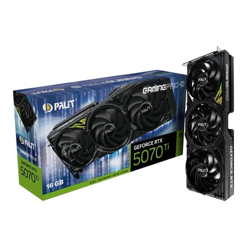 Palit Grafikkarte Geforce Rtx 5070 Ti Gamingpro-S 16Gb Gddr7 Reflex 2 Rtx Ai Dlss4 - Image 3
