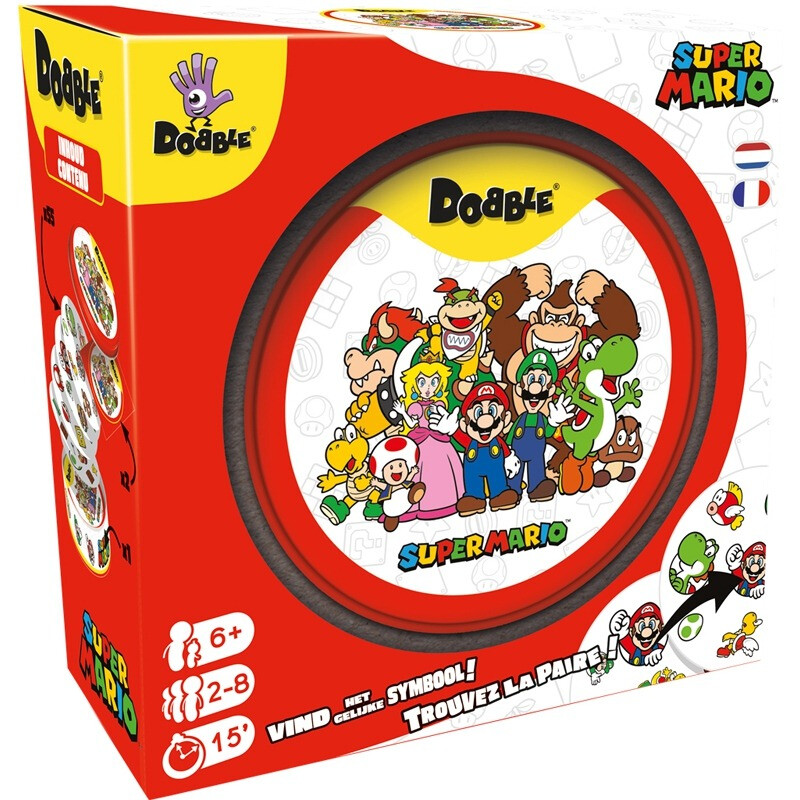 Jeu De Société Asmodee DOBSM07FRNL – Dobble Super Mario, Rapidité Et Observation - vue 9