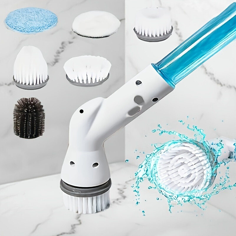 Electric Spin Scrubber, Liquid Storage Design, Basic Style for Cleaning