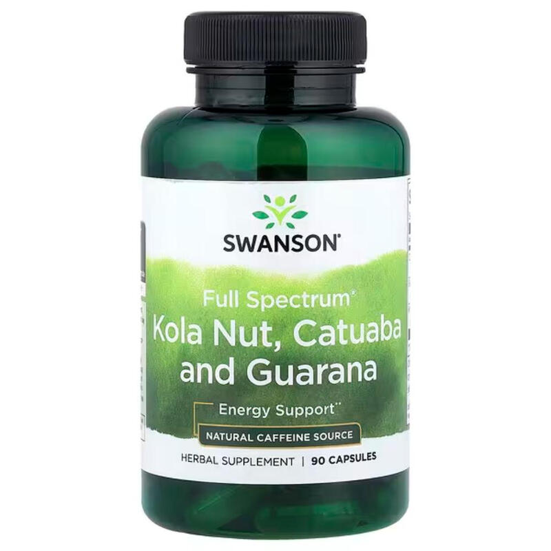 Full Spectrum Kola Nut + Catuaba + Guarana Energy - 90 Capsules