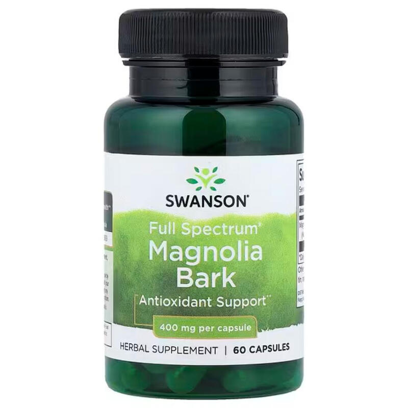 Full Spectrum Magnolia Bark Sleep Calm 400 mg - 60 Capsules