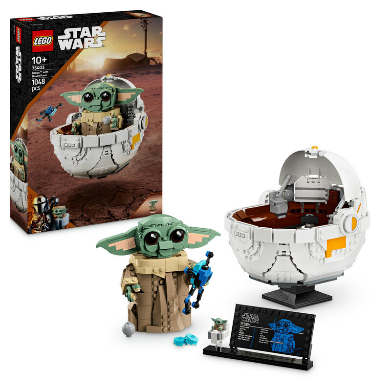Lego Star Wars 75403 Grogu mit Schwebe-Gleiter 6