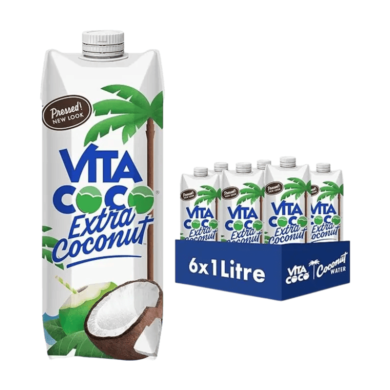 Vita Coco - Extra Coconut Water Multipack 1 Litre x 6, 1 l (Pack of 6), white - Image 4