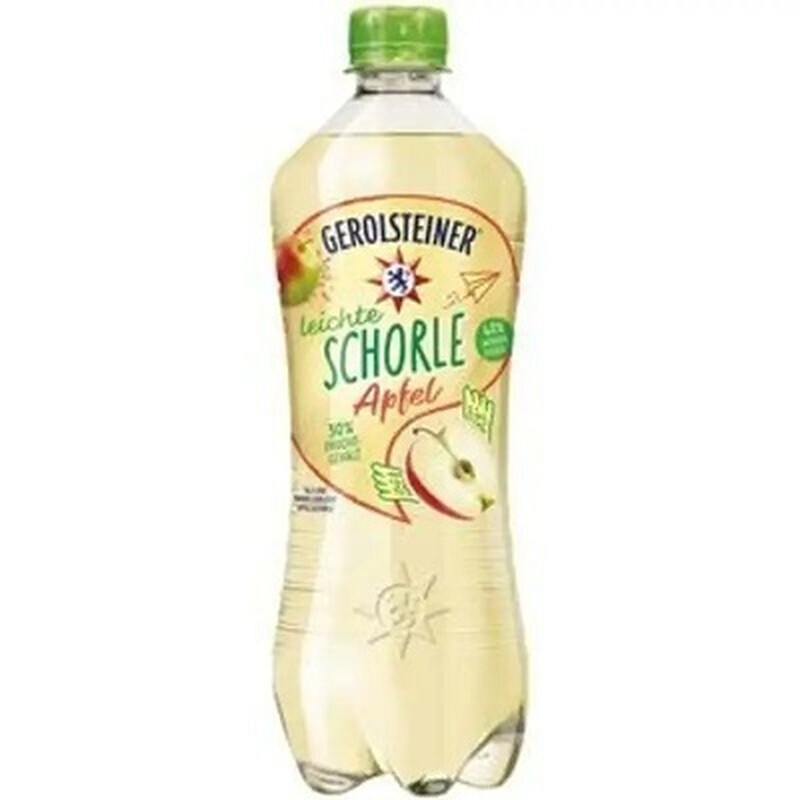 GEROLSTEINER Apfelschorle Leicht 6 x 0,75 L