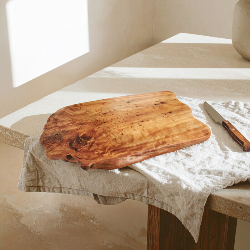 Maison By Premier Savin Chopping & Serving Board Solid Cedarwood Natural