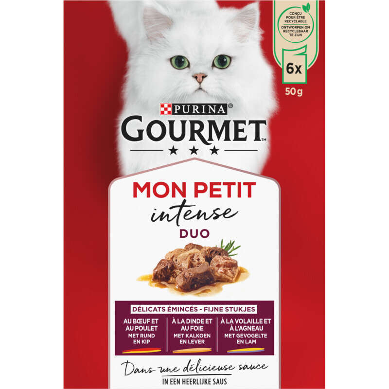 Gourmet Mon Petit Intense Duo vleesmix, {hoeveelheid}