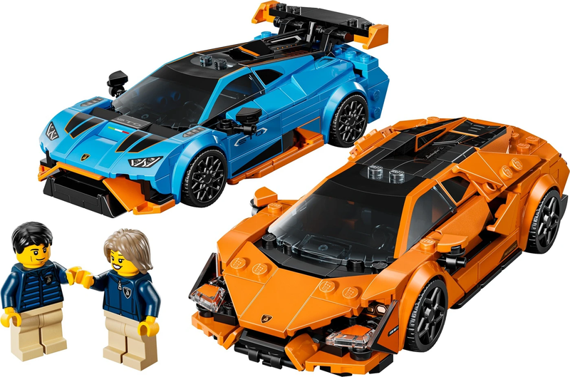 LEGO Speed Champions 77238 Lamborghini Revuelto & Lamborghini Huracán STO