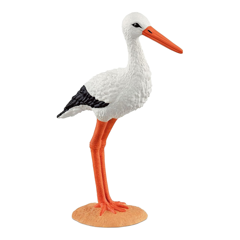 Schleich boerderij wereld ooievaar beeldje - No. 13936, multicolor