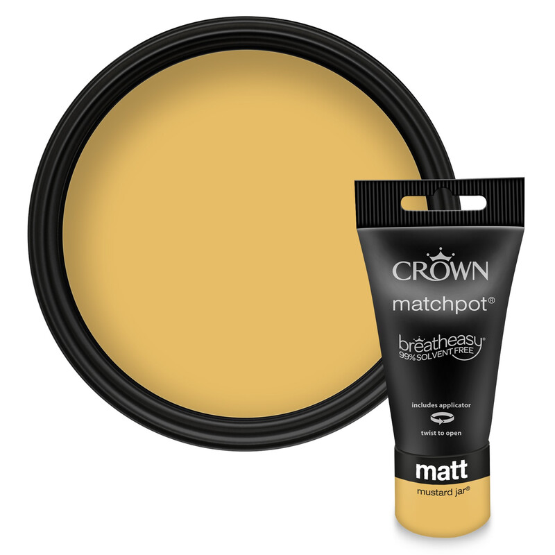 Matt Emulsion Mustard Jar 40ML