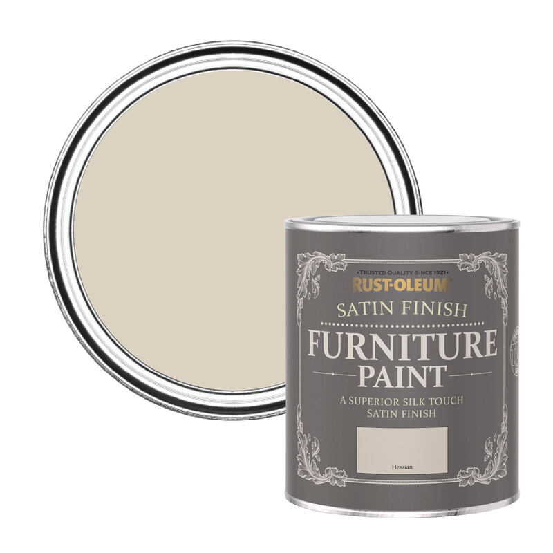 SATIN FURNITURE PAINT HESSIAN 750ML