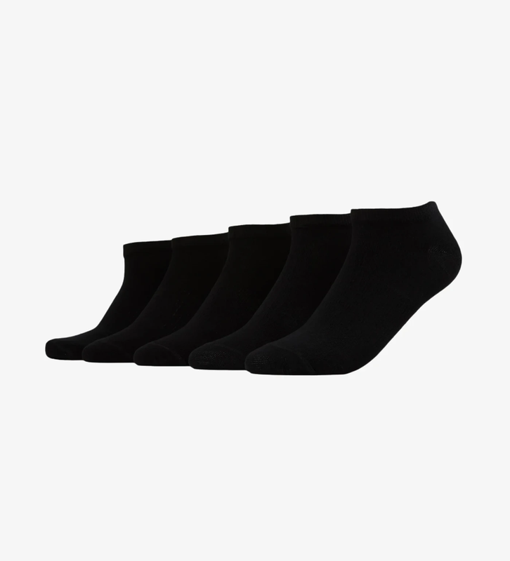 Urban Classics No-Show sokken 5-pack zwart 43-46