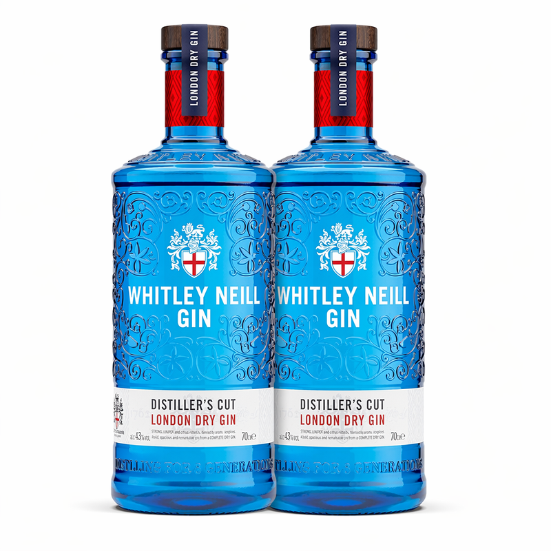 Pack of 2 - Whitley Neill Distillers Cut Gin 70cl