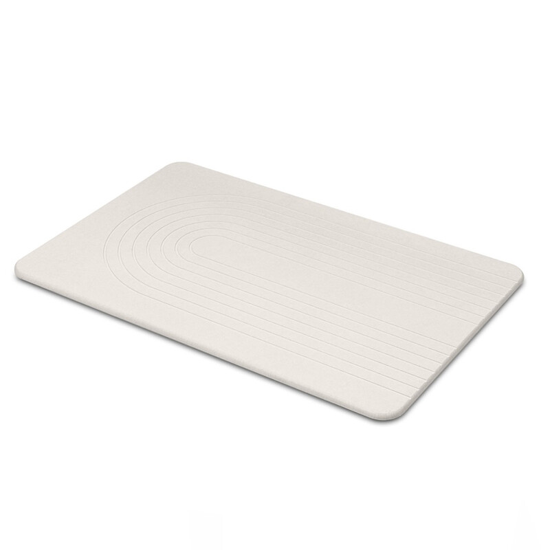 Addis White Functional Diatomite Quick Dry Bath Mat