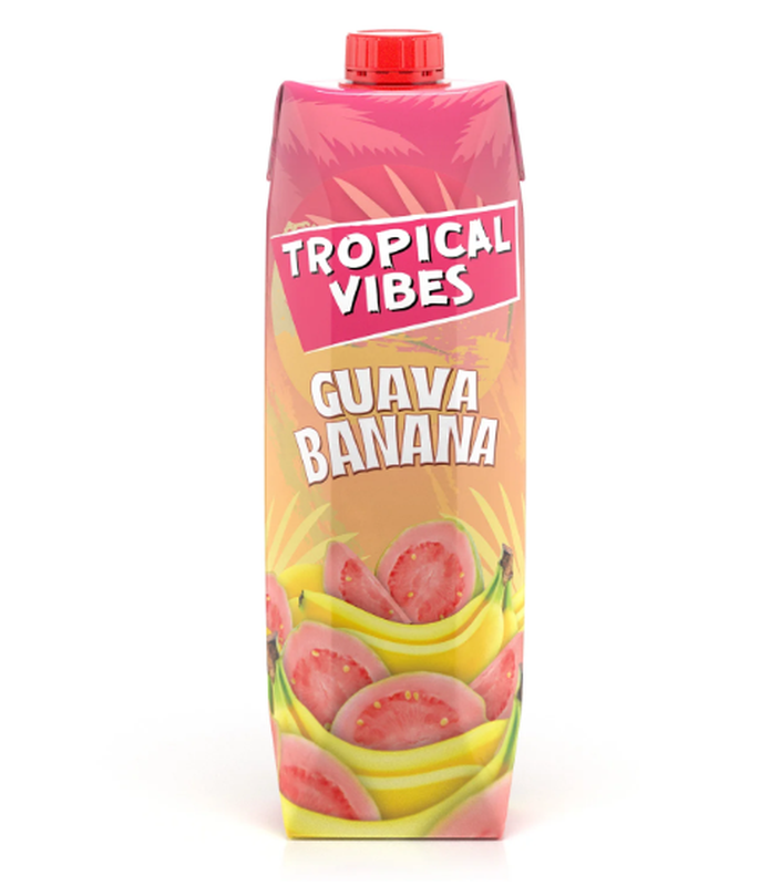 Tropical Vibes Guava Banana Tetra 1L x 6 Packs