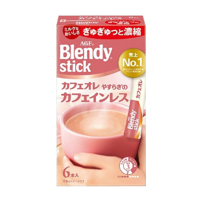 AGF Blendy Stick Café au Lait entkoffeiniert 6 Stück