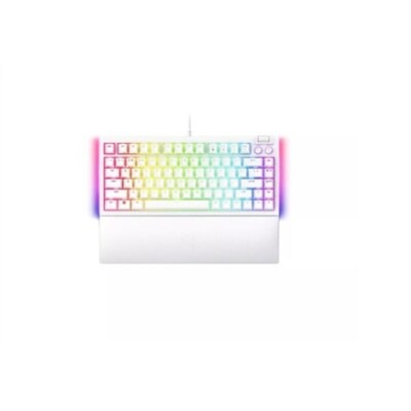 Razer BlackWidow V4 75% Hot-swappable Mechanisch Gaming-toetsenbord - Witte Editie - US Qwerty-indeling