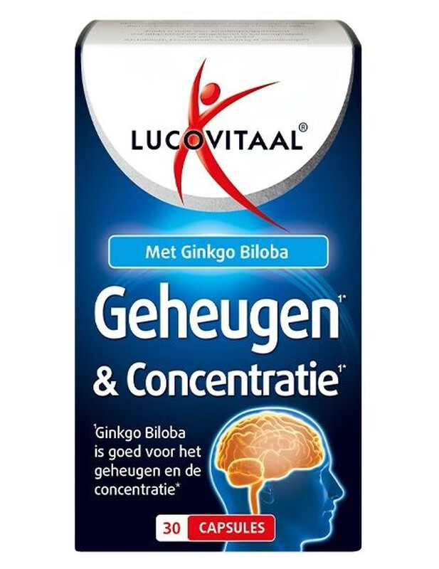 Lucovitaal Geheugen&Concentratie 30 capsules