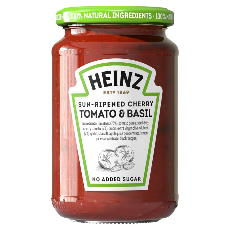 Heinz Cherry Tomato & Basil Pasta Sauce 350G