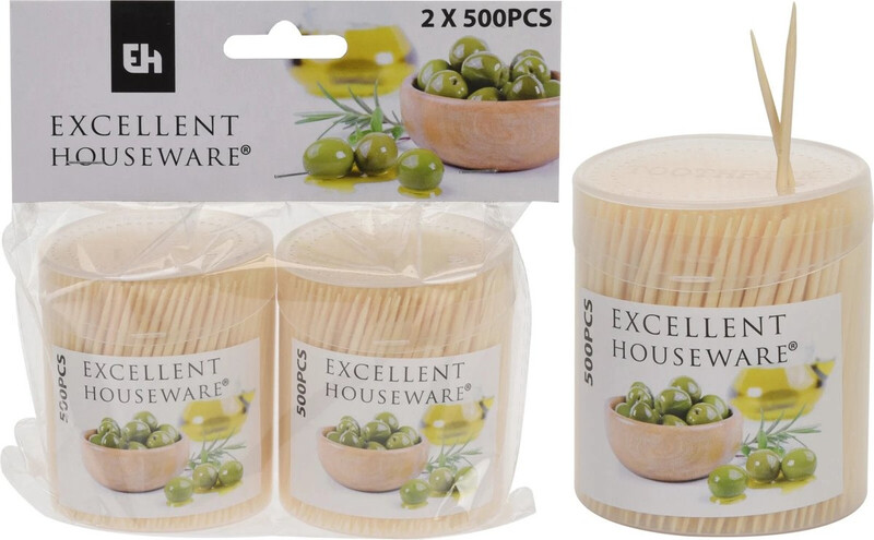 Bamboo Cocktailprikkers – 6,5 cm, 1000 stuks