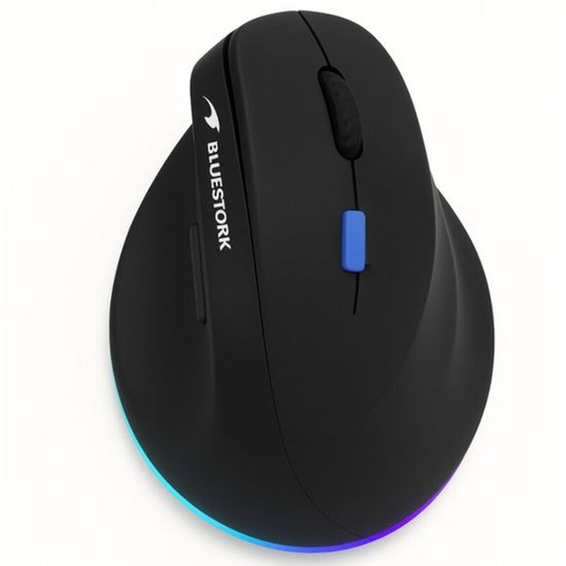 Souris Bluestork Ergo Lumi Pro – Ergonomique, Bluetooth/RF, 4800 DPI, 6 Boutons - vue 7