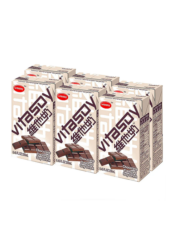 Chocolate Flavored Soy Drink 6x250ml