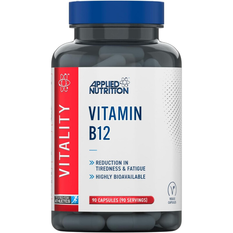 Applied Nutrition Vitamin B12 Energy Metabolism Vegan Capsules - 90 Capsules