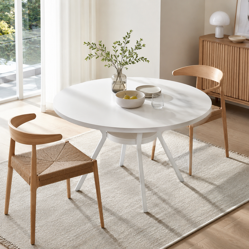 Runder Esstisch 120 cm Durchmesser – 1 Stück – Küche, Esszimmer, Kleine Wohnungen, Cafés