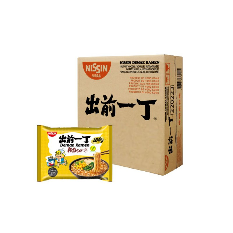 Instant Demae Ramen Noodle Miso, 30 x 100 g