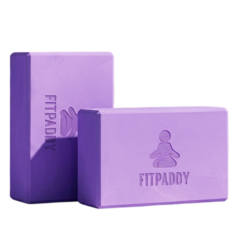 FITPADDY BLOCK01VL Lot de 2 blocs de yoga en EVA Soutien équilibre et flexibilité - vue 2