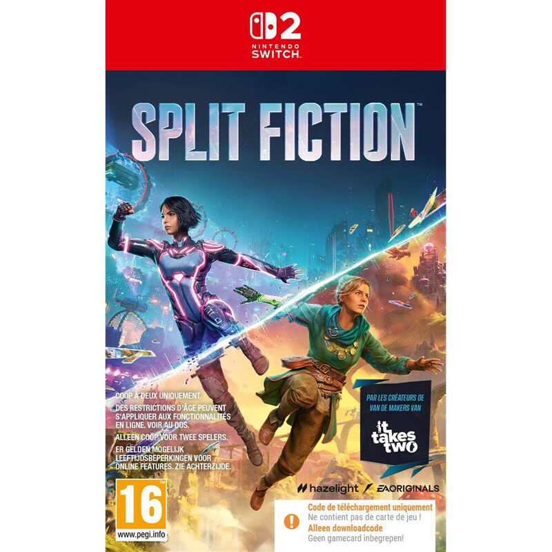 Electronic Arts Split Fiction (Code de téléchargement) - Switch 2 - Version française