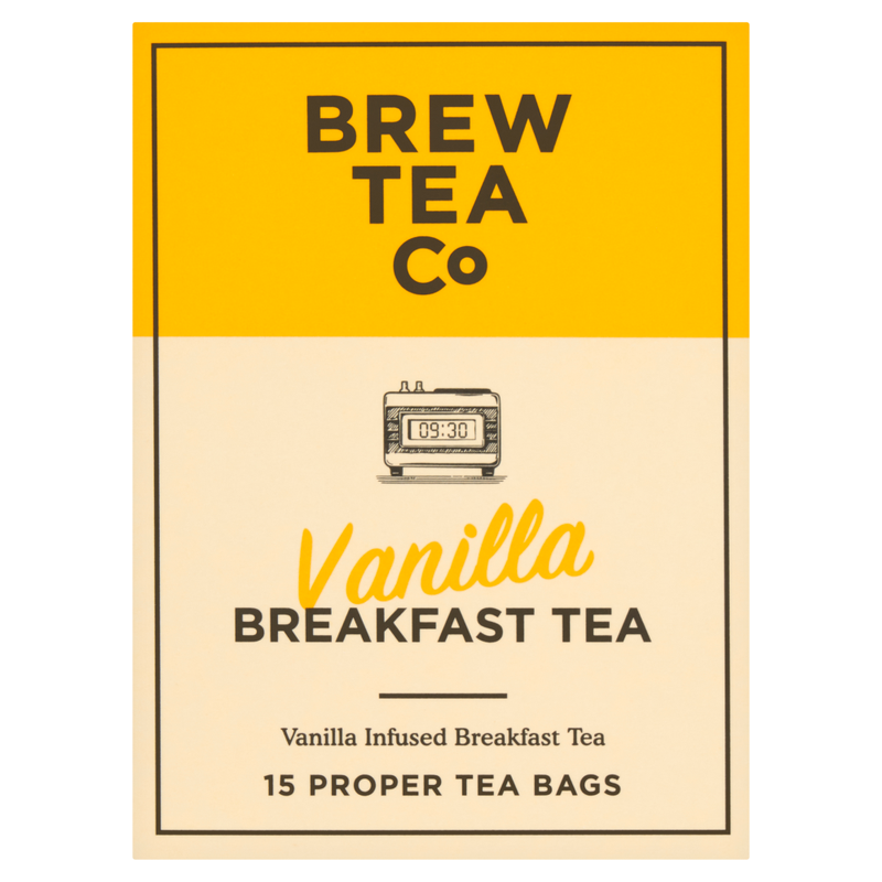 Vanilla Breakfast Tea Inc 15 Proper Tea Bags 52.5g