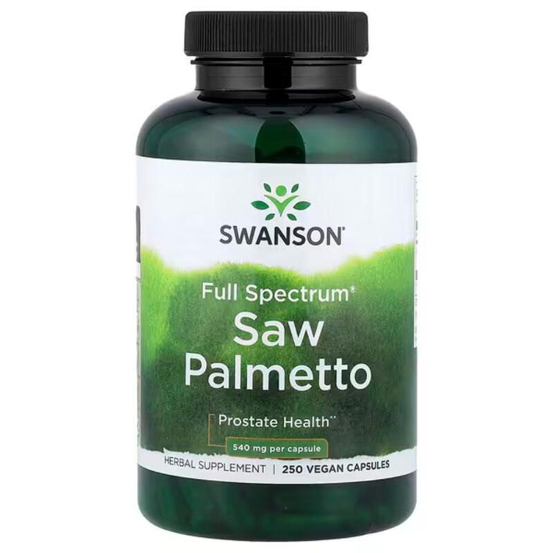 Swanson Saw Palmetto Prostate 540mg Capsules - 250 Capsules