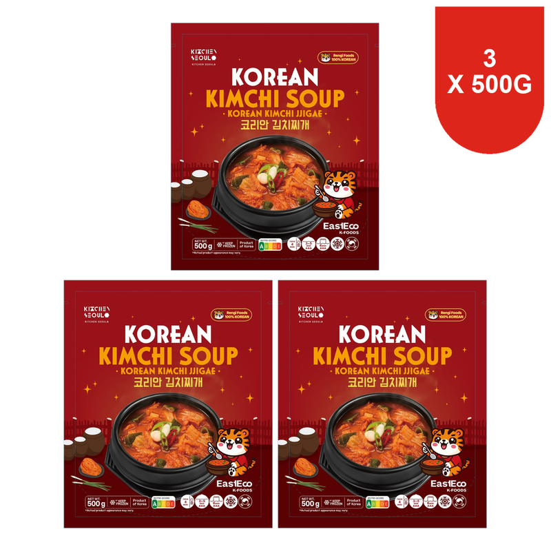 Rengi Soupe coréenne au kimchi (Kimchi Jjigae) - 500 g x 3