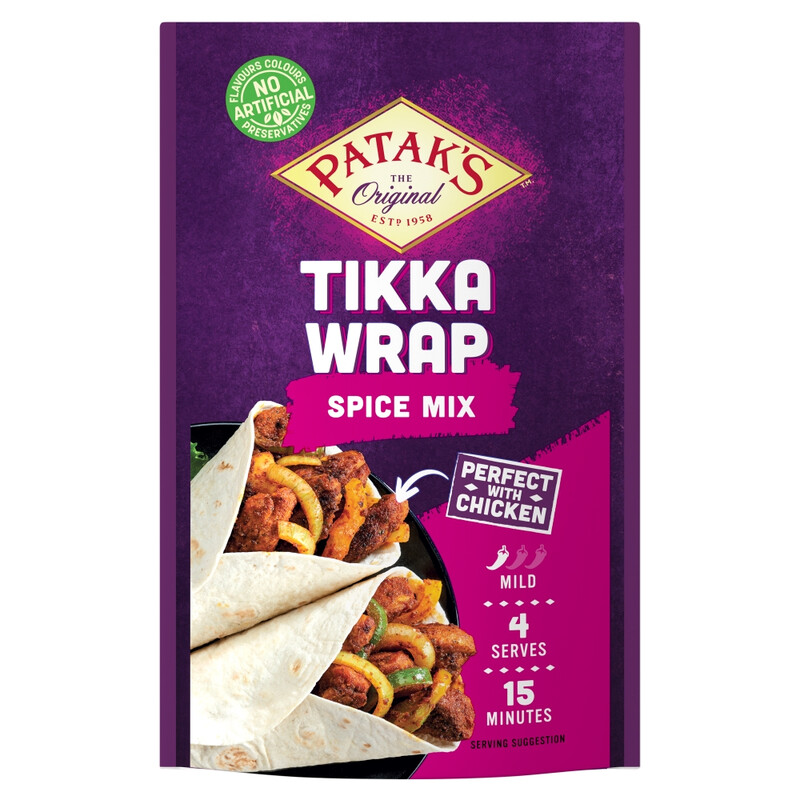 Patak's Tikka Wrap Spice Mix 25g