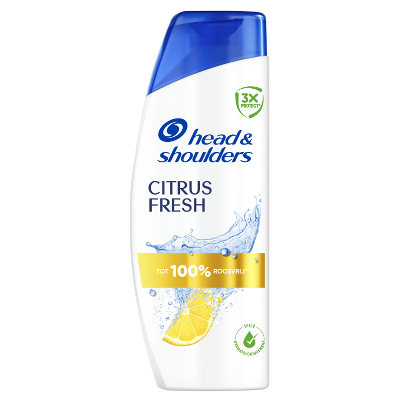 Head & Shoulders Shampooing antipelliculaire fraîcheur agrumes 250 ml. Efficace contre 3 problèmes du cuir chevelu : pellicules, démangeaisons liées aux pellicules et excès de sébum. Purifie le cuir chevelu gras & les cheveux gras