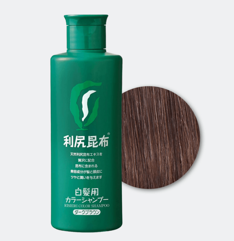 Pyuru Rishiri Kelp Haarfarbendes Shampoo (Dunkelbraun) 200 ml