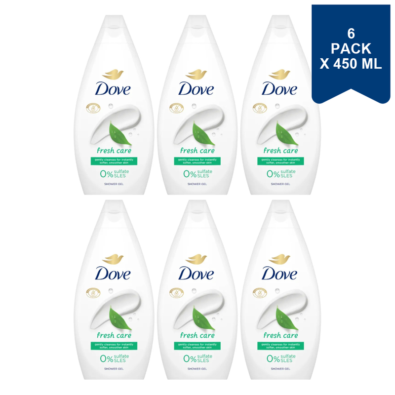 Dove Douchegel Fresh Care 450 ml (4-Pack)