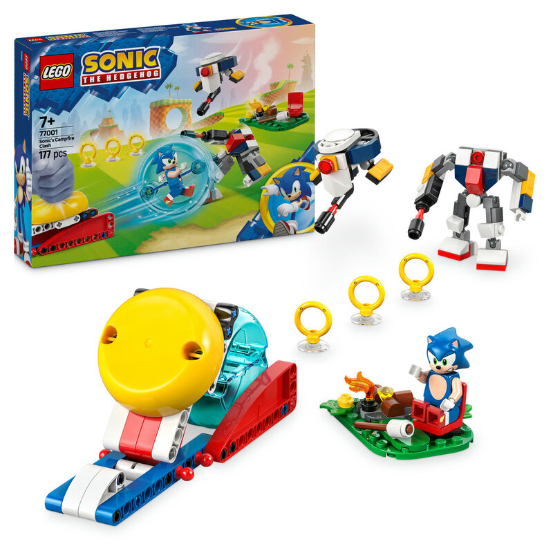 LEGO Sonic the Hedgehog 77001 Campfire de Sonic - Set de combat au feu de camp